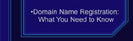 Domain Name Registration: What You Need to Know